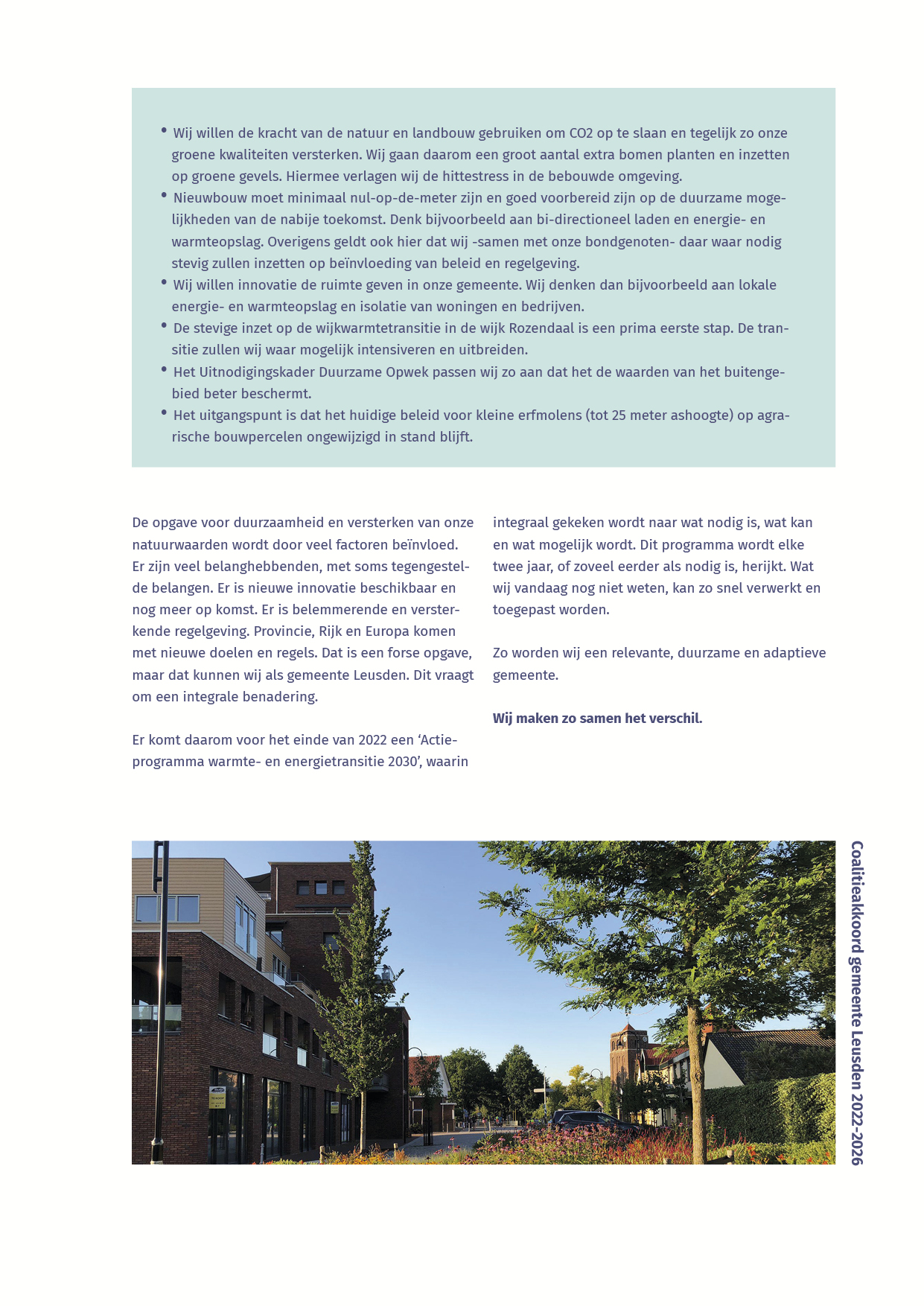 coalitieakkoord Leusden