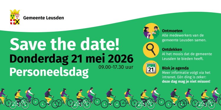 Save the date gemeente Leusden